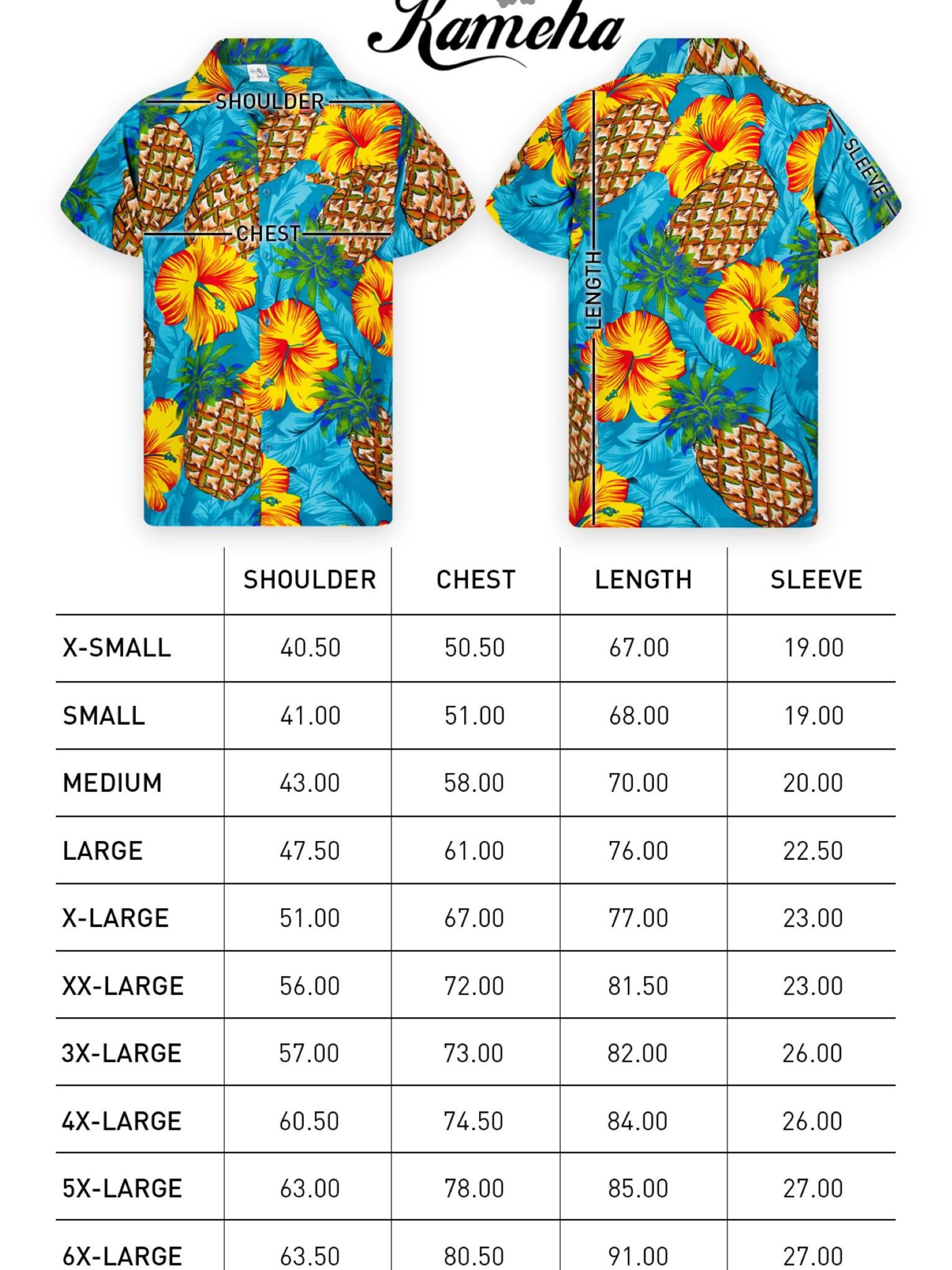 King Kameha Shirt 'Pineapple Hibiscus'‌‌‌‌‌ in Blau