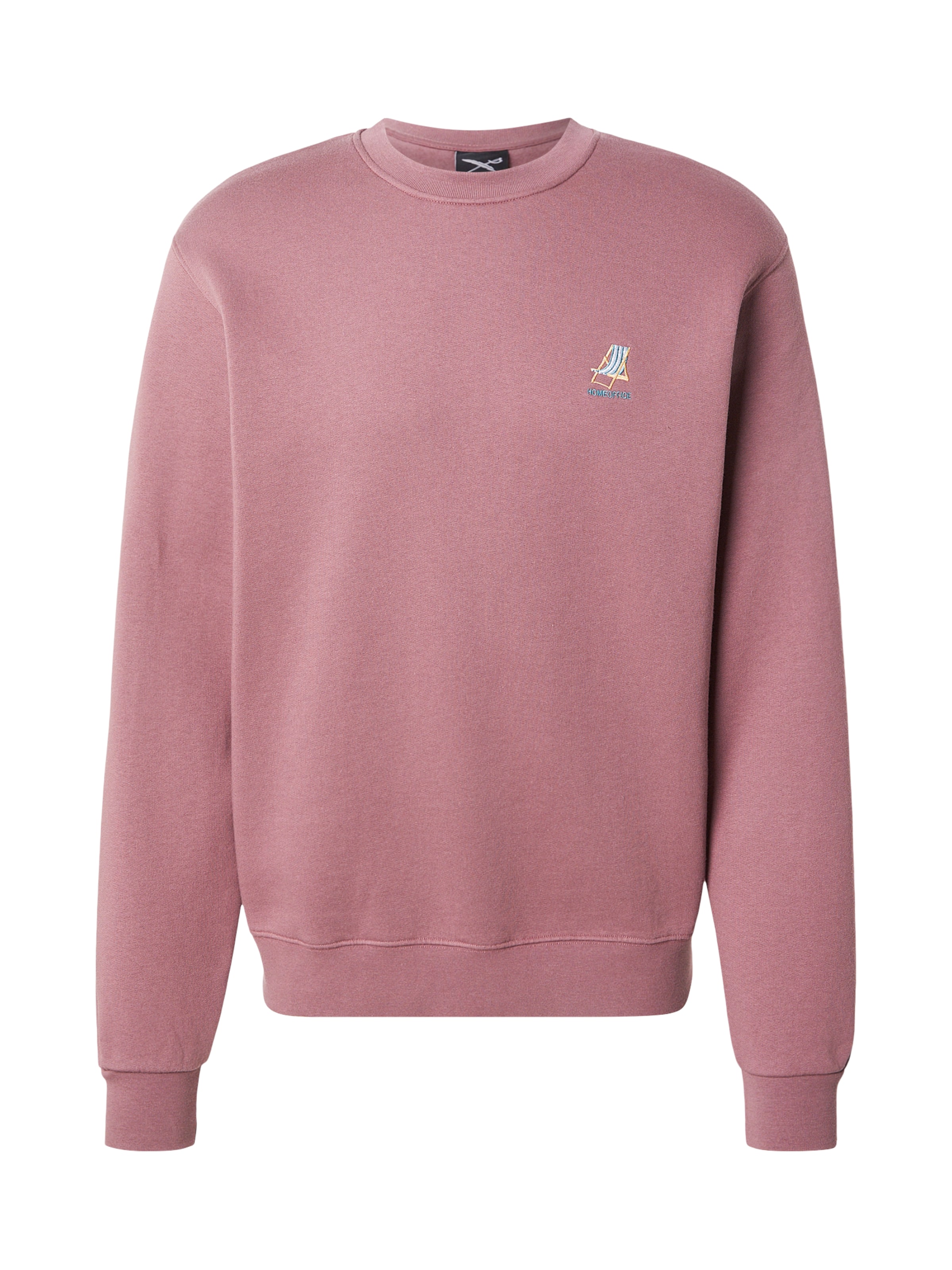 Sweat-shirt 'Homeoffice' Iriedaily en violet : devant