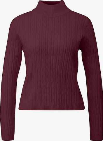 Pull-over QS en rouge : devant