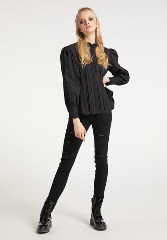 myMo ROCKS Blouse in Zwart