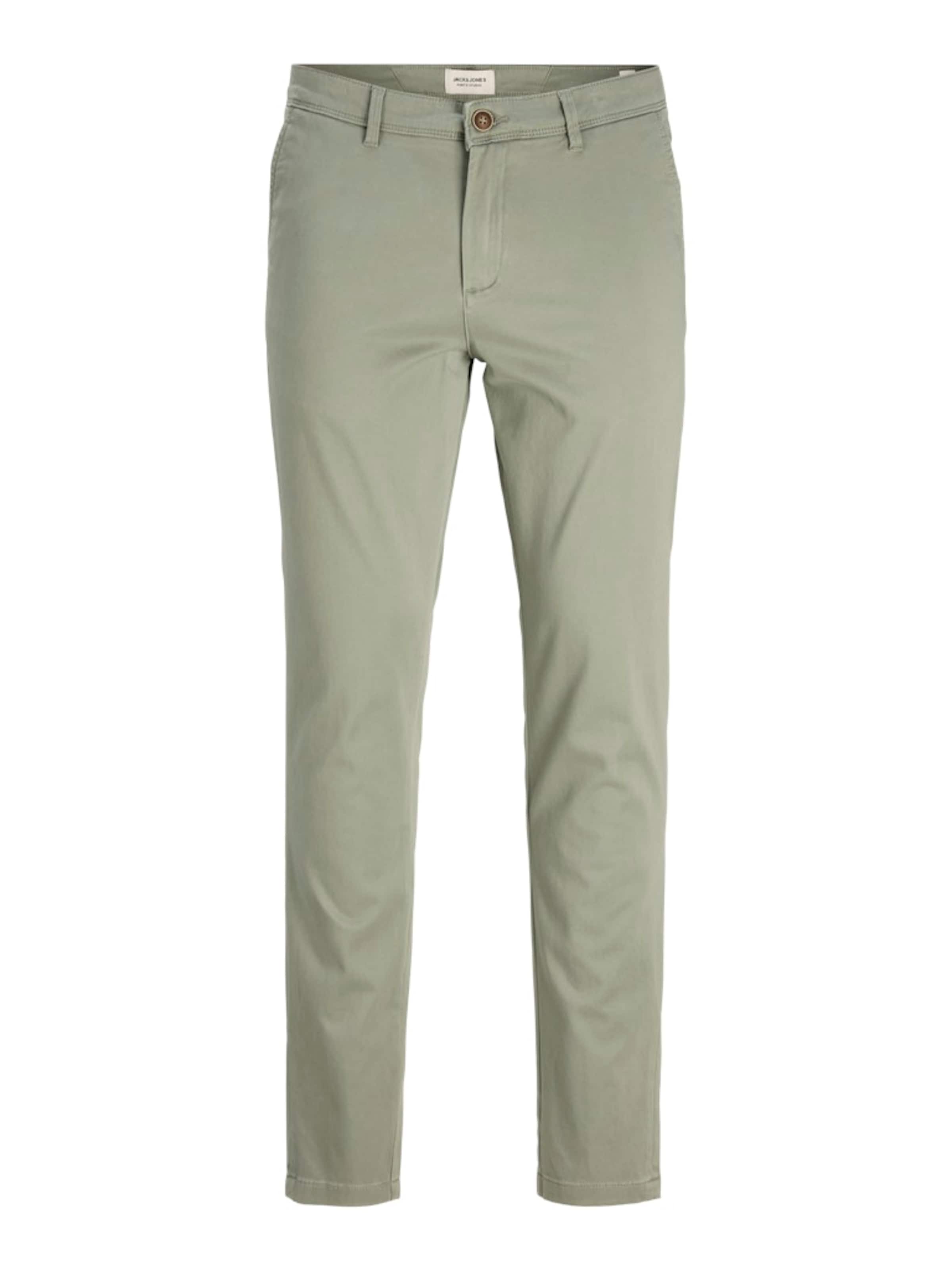 JACK & JONES Slimfit Chino nadrág 'JJIMarco JJBowie' - zöld: elől