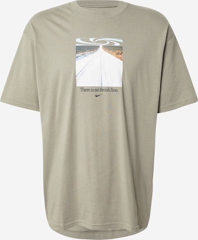 Nike Sportswear T-Shirt 'M90' en bleu ciel / vert pastel / violet / rouge, Vue avec produit