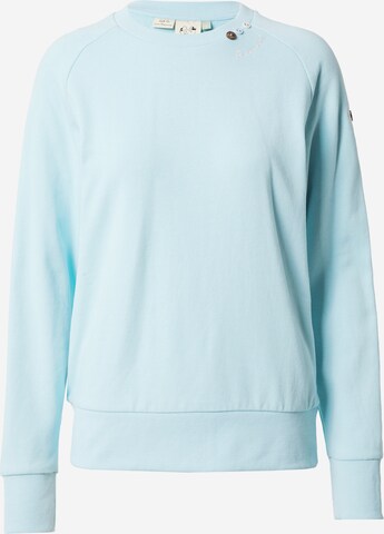 Ragwear Sweatshirt 'FLORA' i blå: framsida