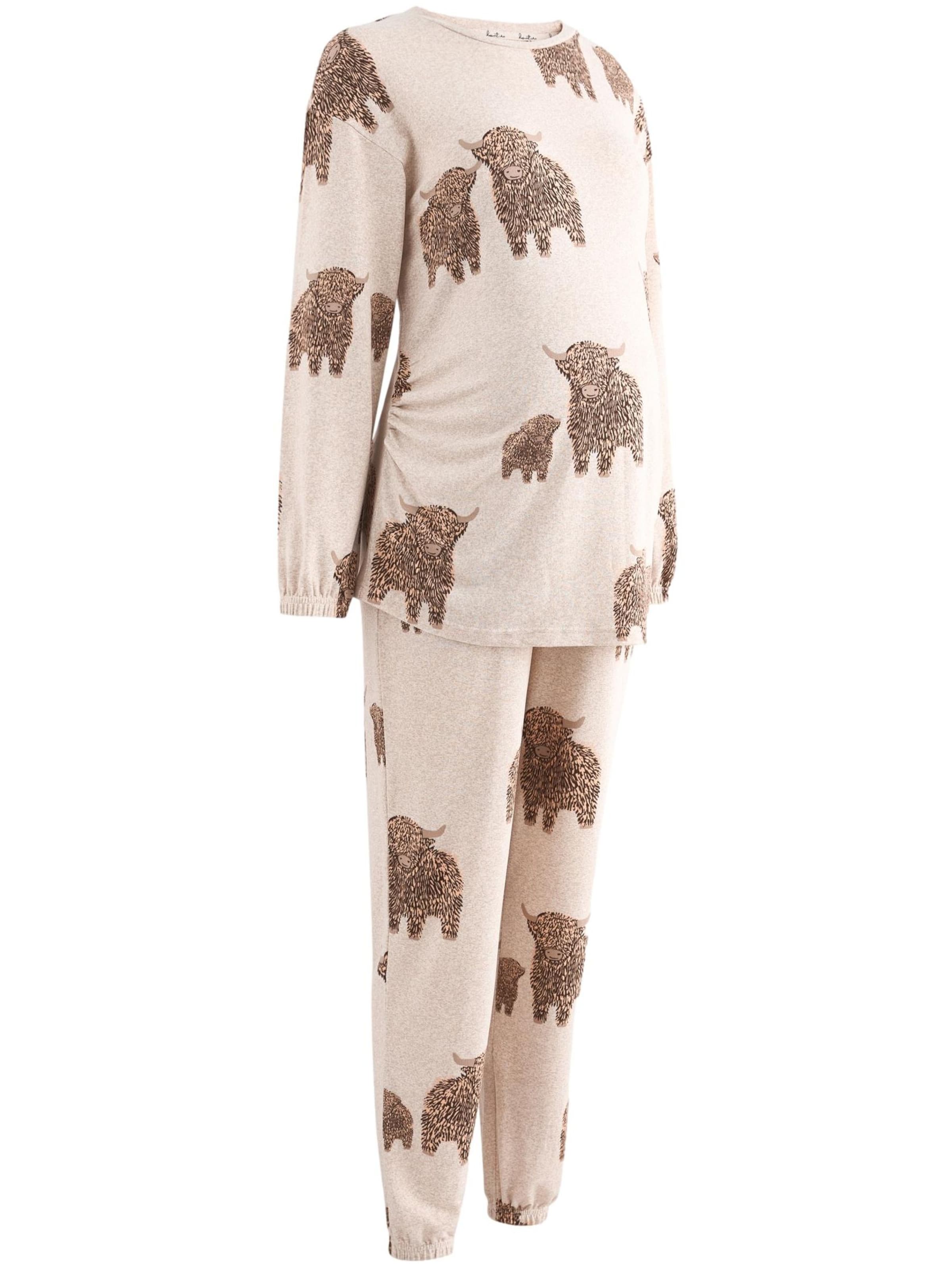 Next Пижама в Бежевый: спереди