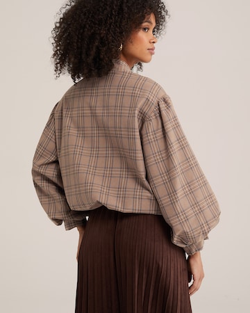 WE Fashion - Blusa en marrón