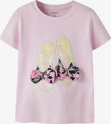 NAME IT - Camiseta 'NMFFOSAZ' en rosa: frente