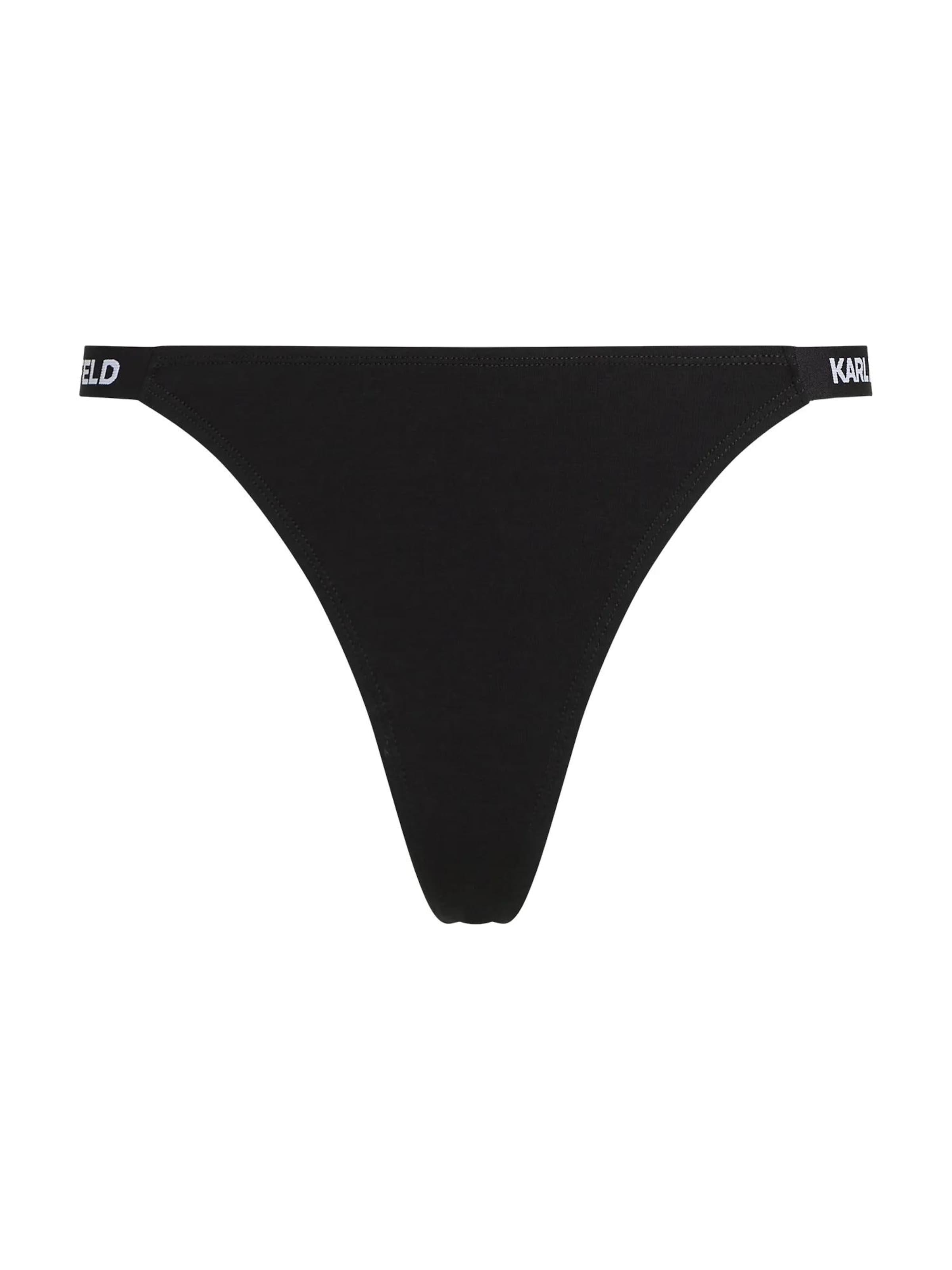 Karl Lagerfeld String bugyik - fekete: elől