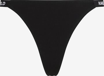 Karl Lagerfeld Stringit värissä musta: etupuoli
