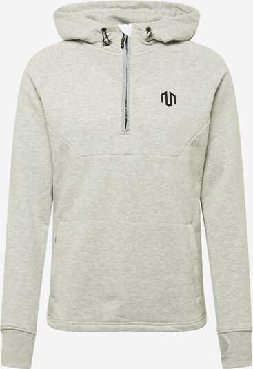 MOROTAI Pullover ' Neotech Zip Hoodie ' in hellgrau, Produktansicht
