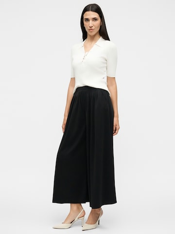 MM by Max Mara Wide leg Pleat-Front Pants 'CICALA' in Black