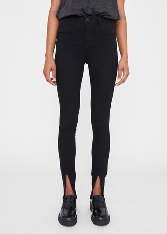 Noisy may Skinny Jeans 'Callie' in Zwart: voorkant