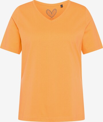 Ulla Popken Shirt in Oranje: voorkant