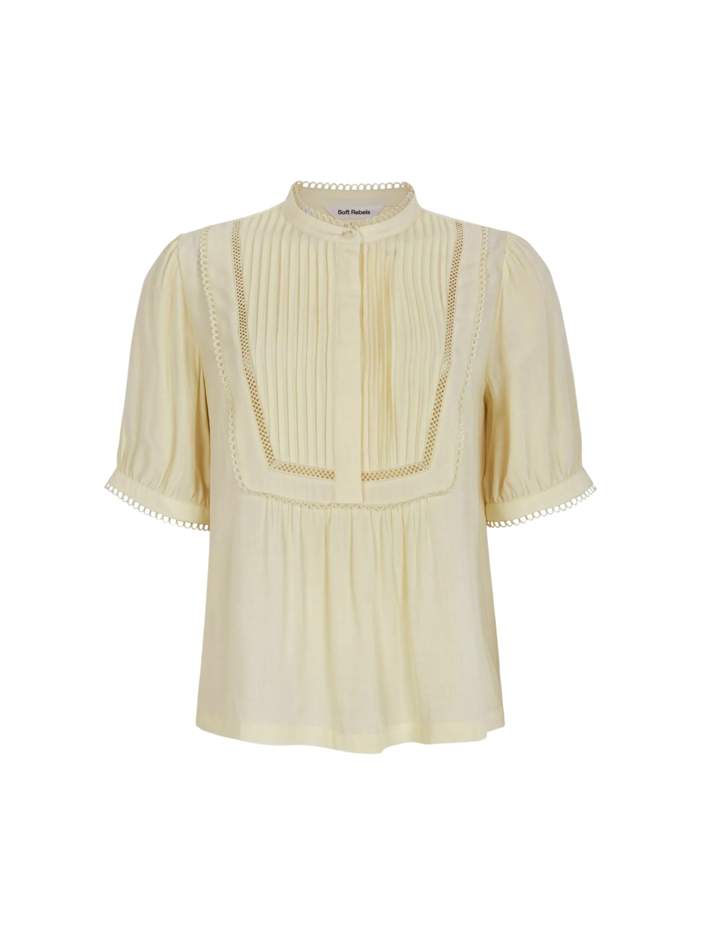 Soft Rebels Blouse 'SRLinda' in Beige: voorkant