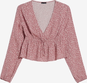 Bershka Blouse in Pink: front
