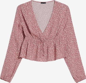 Chemisier Bershka en rose : devant