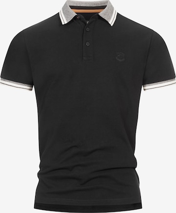 INDICODE JEANS Poloshirt 'Jamie' in Schwarz: predná strana