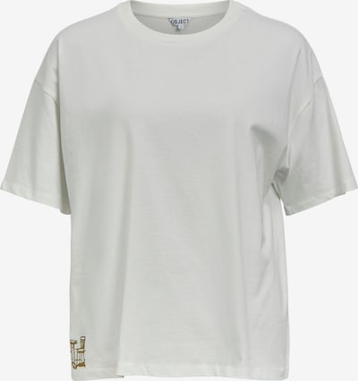 OBJECT Oversized paita 'OBJGIMA KAIJA' koossa XS värissä karamelli / offwhite, Tuotenäkymä