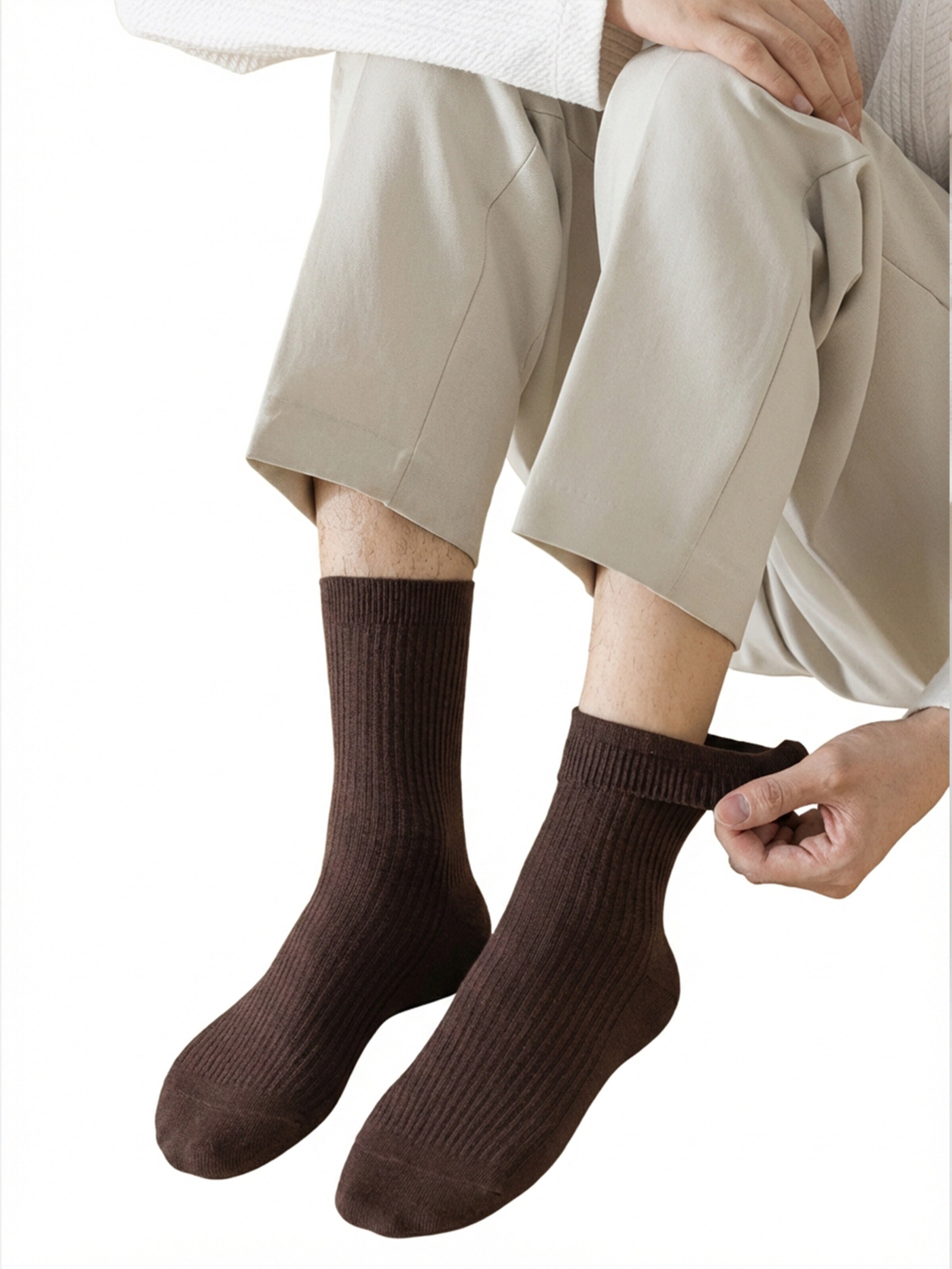 Millo Socks 'Cosy Steps' in Brown