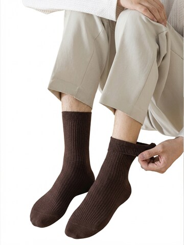 Millo Socks 'Cosy Steps' in Brown
