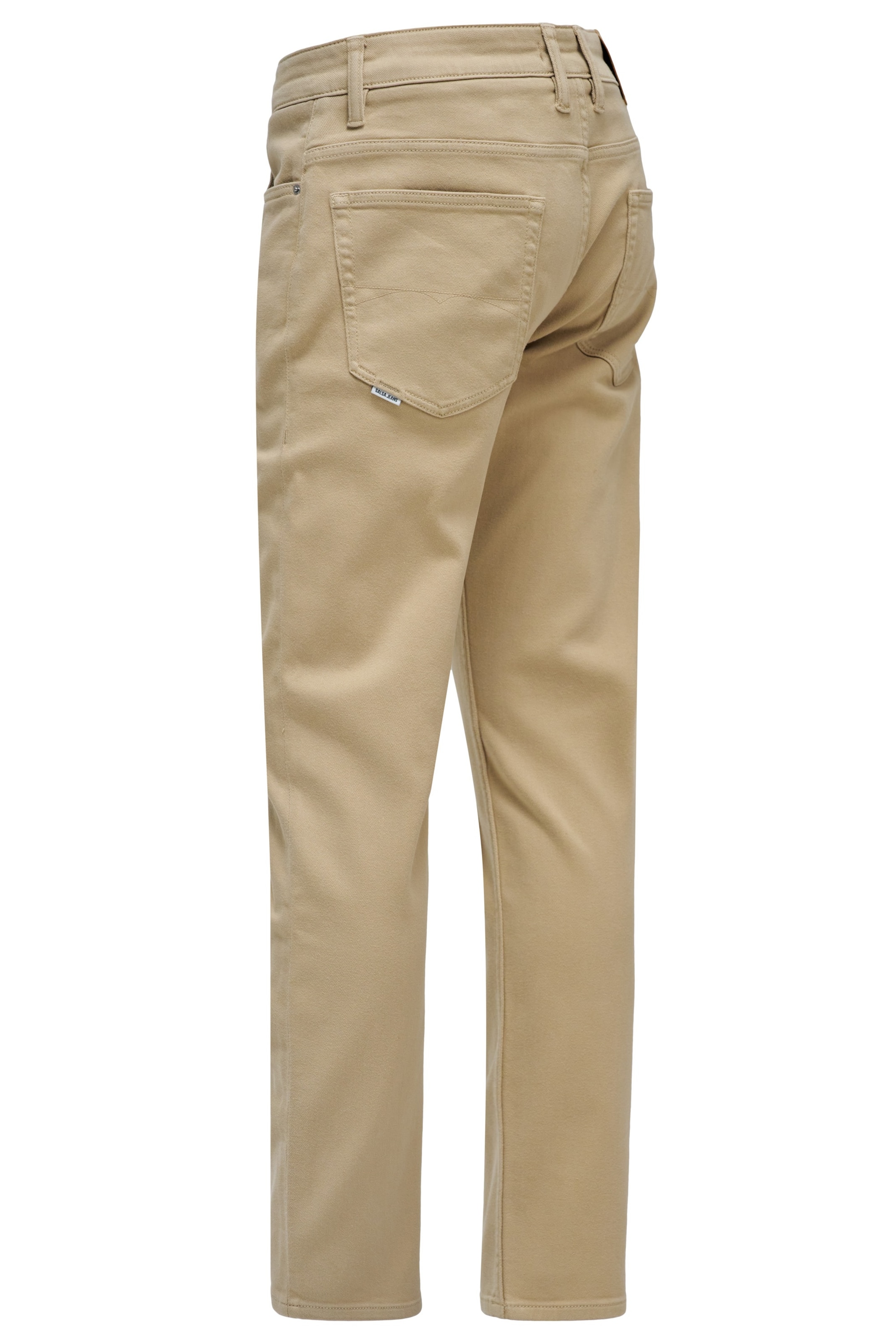 Regular Pantalon chino Salsa Jeans en beige