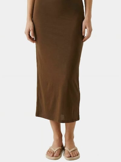 Abito ' Isabella Maxi ' It's May di colore marrone, Visualizzazione prodotti