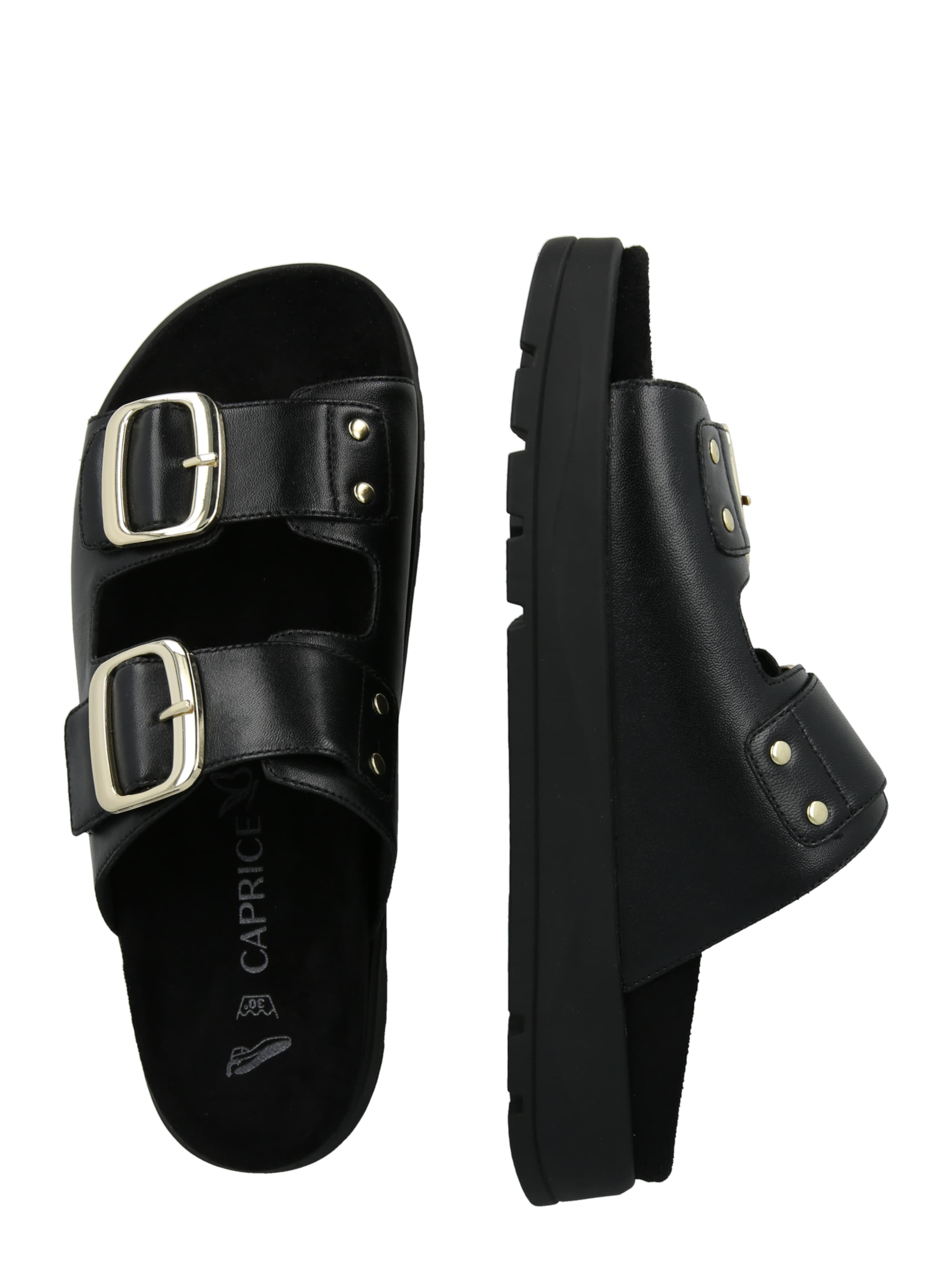 CAPRICE Papucs - fekete