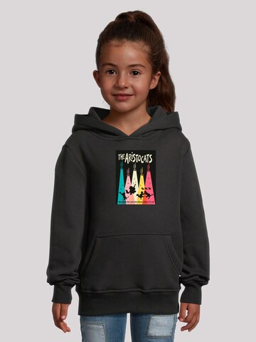 F4NT4STIC Sweatshirt 'Disney Aristocats Get With The Cats' in Schwarz: Vorderseite