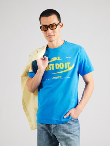 Nike SportswearMajica - plava boja: prednji dio