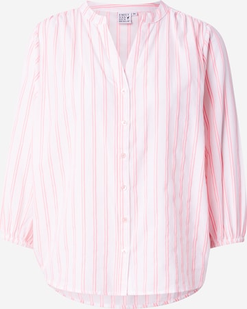 Chemisier Emily Van Den Bergh en rose : devant