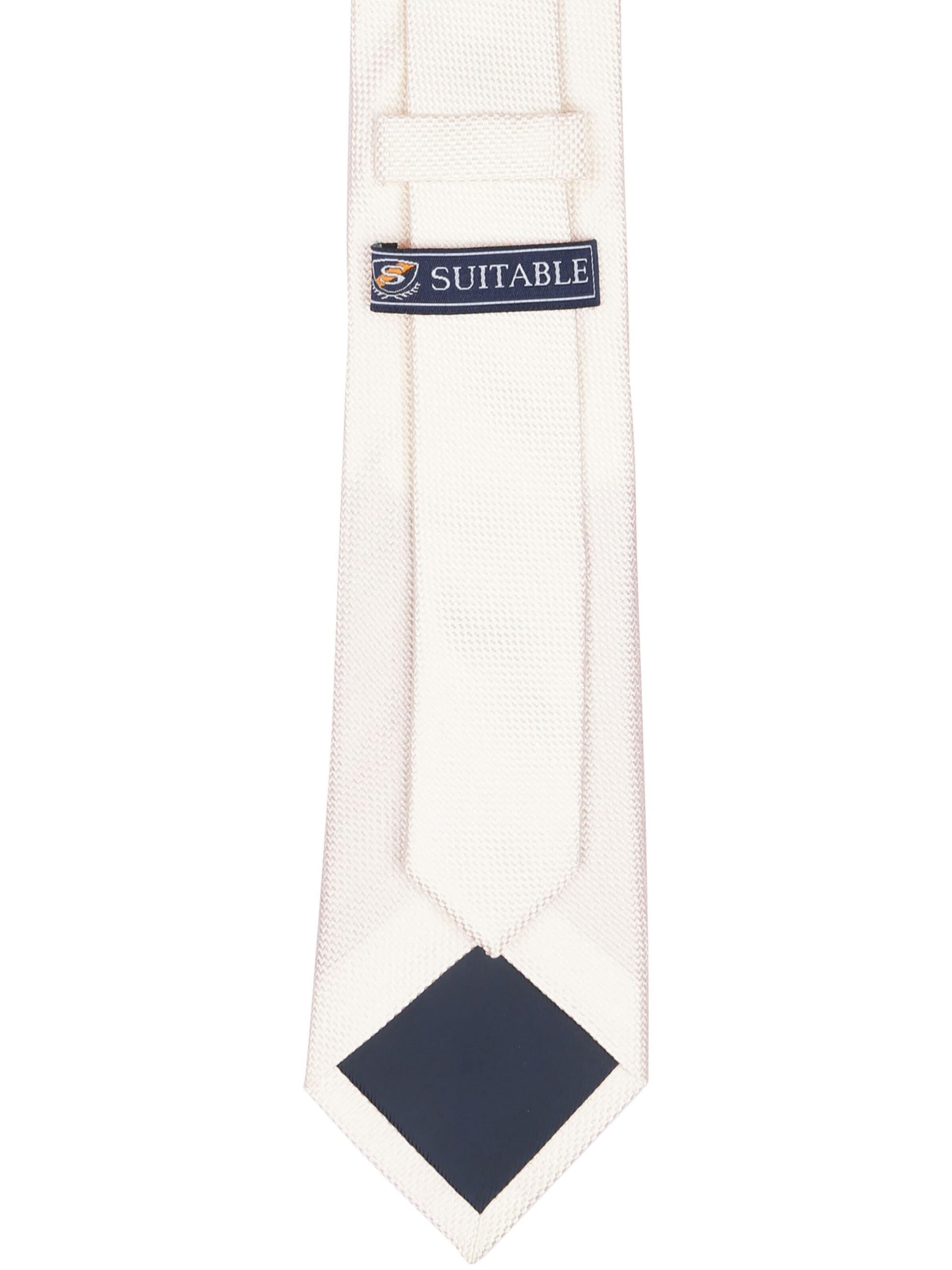 Suitable Tie in White