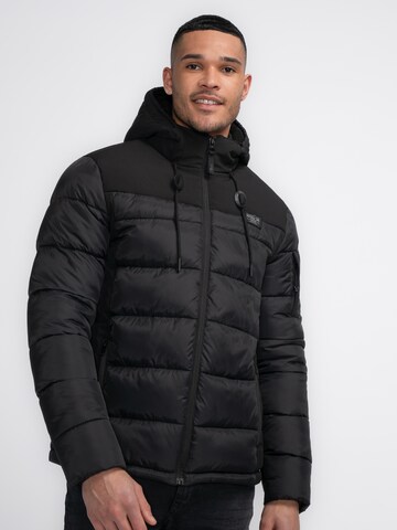 Petrol Industries - Chaqueta de invierno 'Klawock' en negro: frente