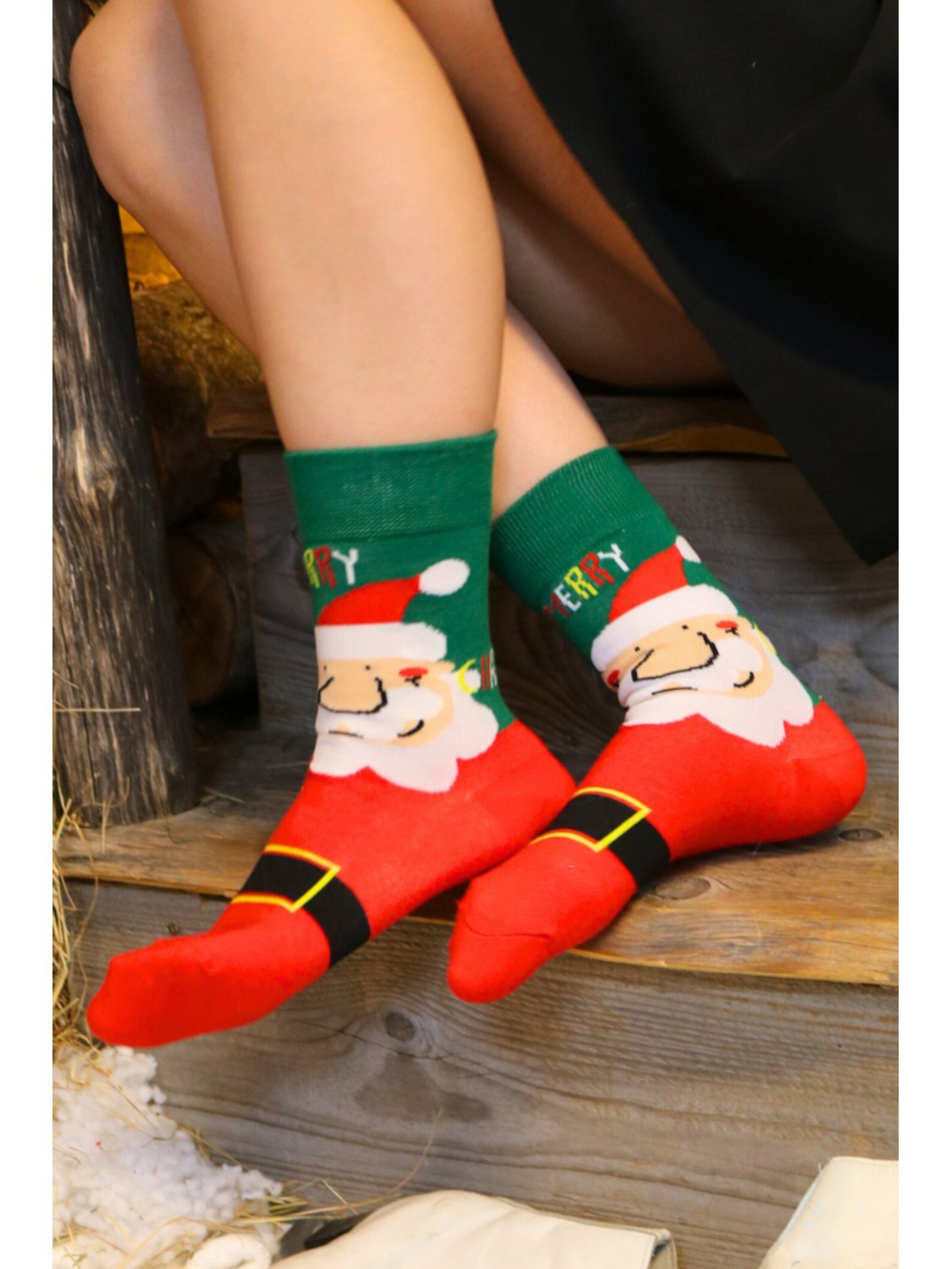 Sokisahtel Chaussettes 'Casper' en 36-40 en mélange de couleurs, Vue avec produit