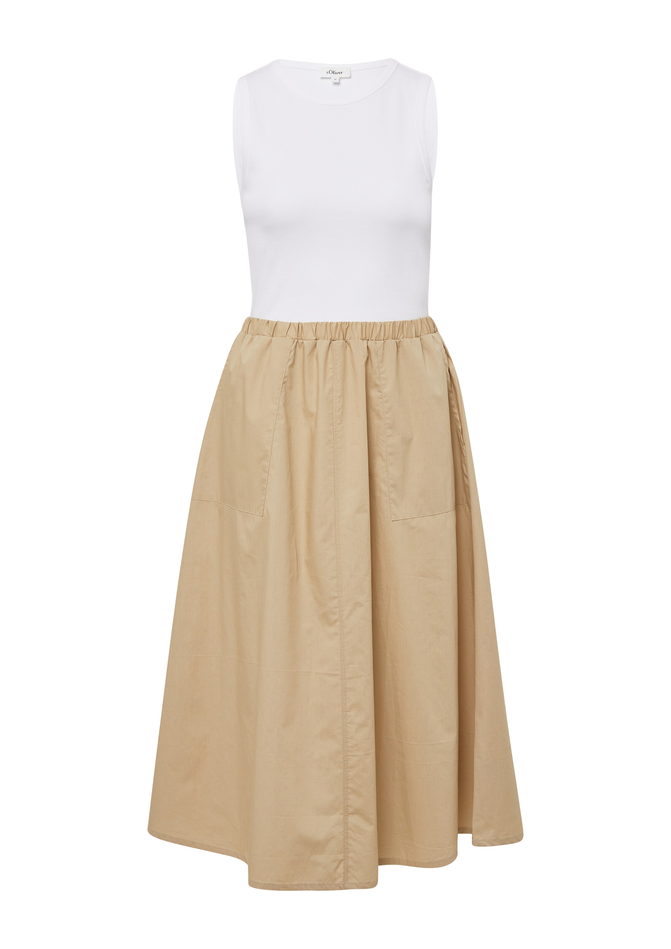 s.Oliver Kleid in Braun: Vorderseite