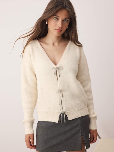 Trendyol Cardigan en écru / argent, Vue avec produit