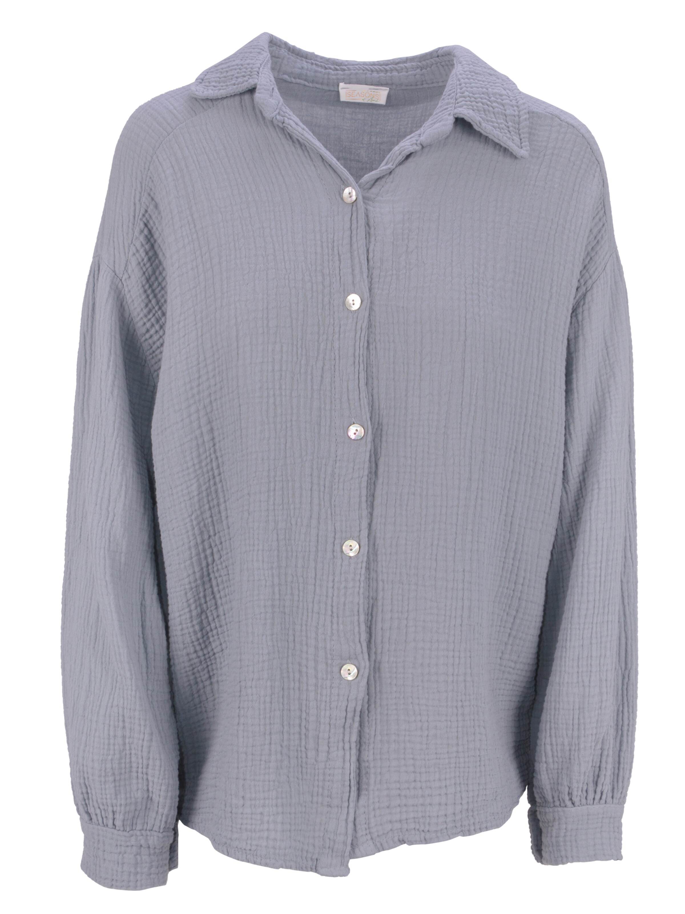 Seasons of April Chemisier 'Sasha' en L-XL en gris, Vue avec produit