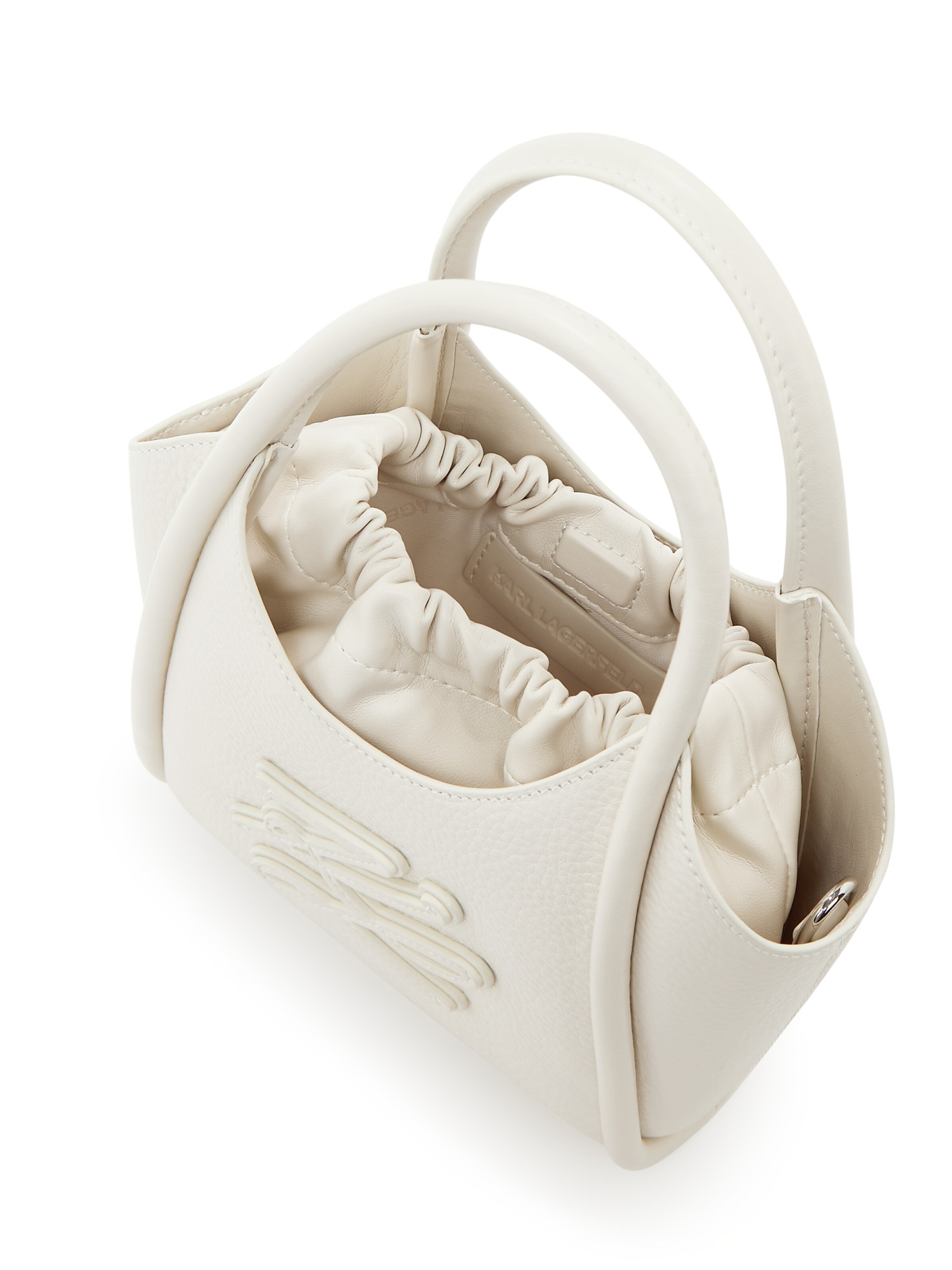 Karl LagerfeldVrećasta torba ' MINI K/AUTOGRAPH ' - bijela boja