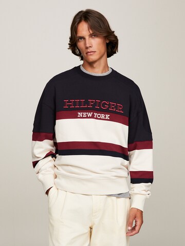TOMMY HILFIGER Majica | modra barva: sprednja stran