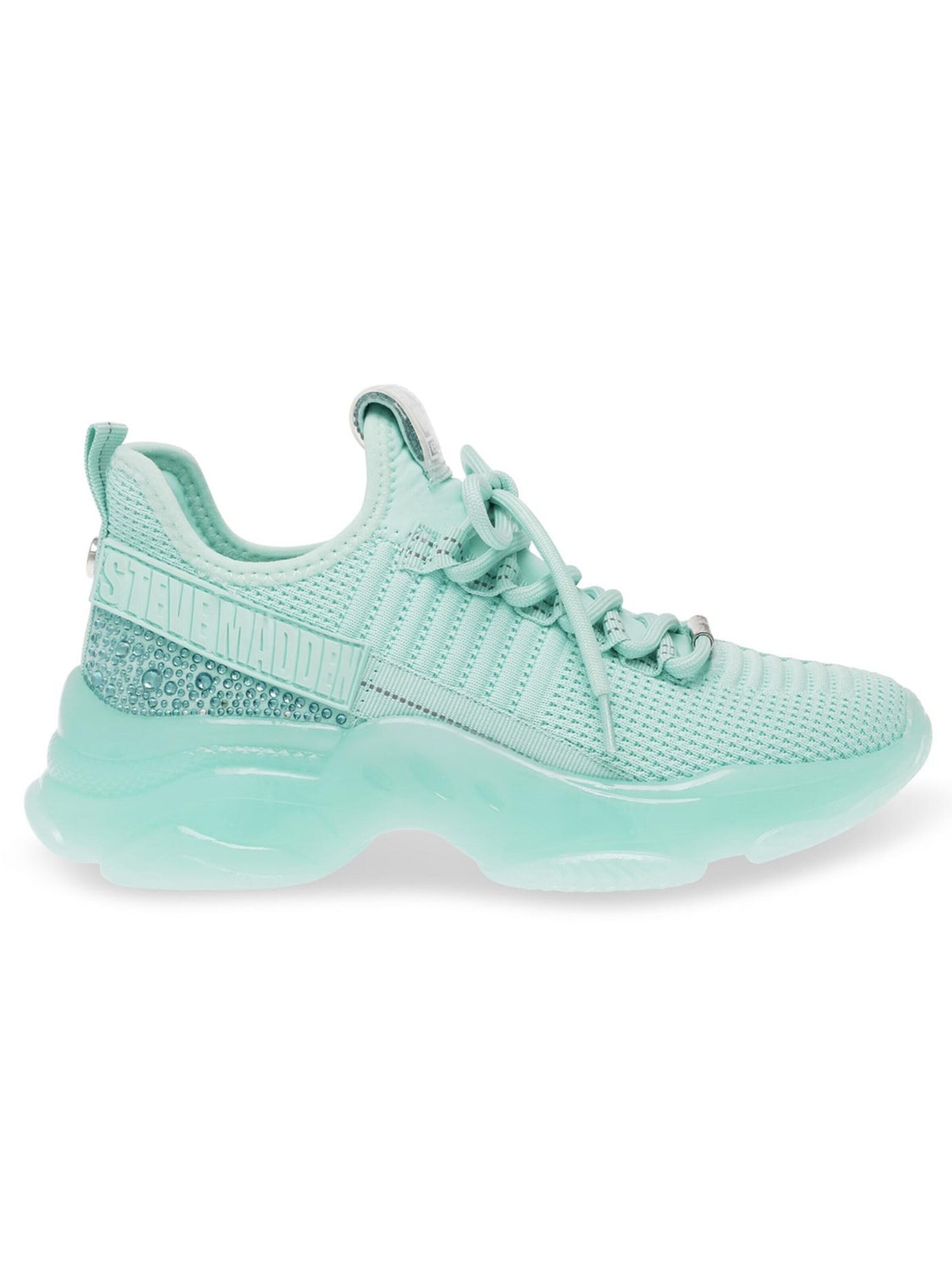 STEVE MADDEN Buty sportowe sznurowane 'W Maxilla-R Aruba Blue Shoes' w kolorze zielony