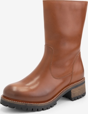 Mysa Boots 'Delphine' in Beige: front