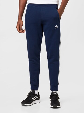 Coupe slim Pantalon 'Adicolor Classics' ADIDAS ORIGINALS en bleu : devant
