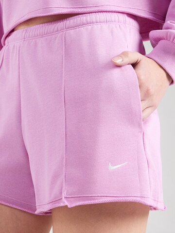 Nike Sportswear Štandardný strih Nohavice 'OFFLN CHLL' - Ružová