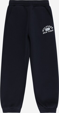 TOMMY HILFIGER Tapered Pants in Blue: front