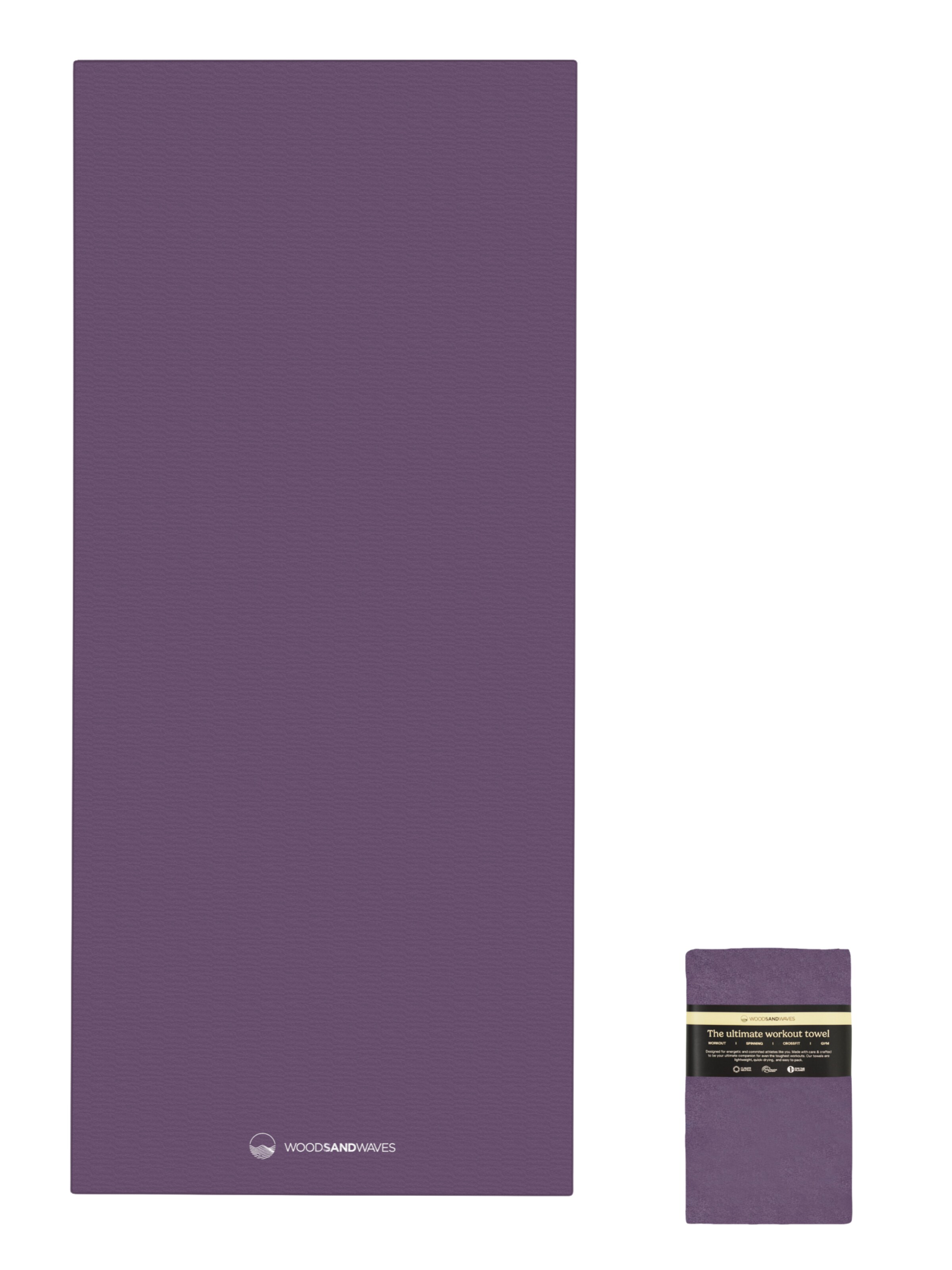 woodsandwaves Towel in Purple