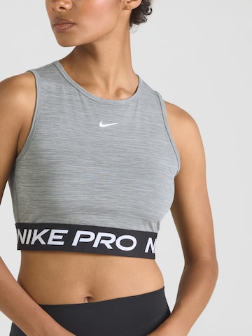 NIKE Спортен топ 'NIKE PRO 365' в сиво