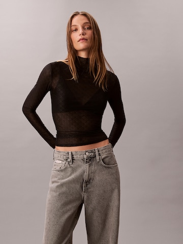 Calvin Klein Jeans Wide Leg Jeans in Grau