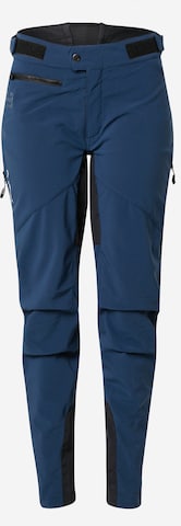 VAUDE Tapered Outdoorbroek 'Qimsa II' in Blauw: voorkant