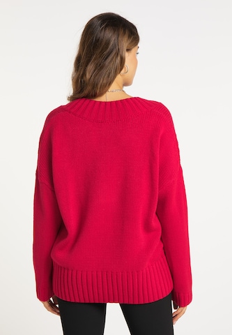 Pull-over faina en rouge