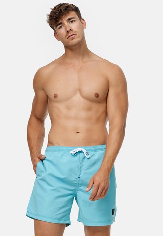 INDICODE JEANS Swimming shorts 'Ferguson' in Blue: front