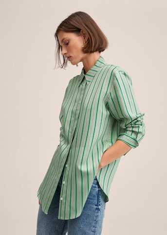 MANGO Blouse 'Fresia' in Green