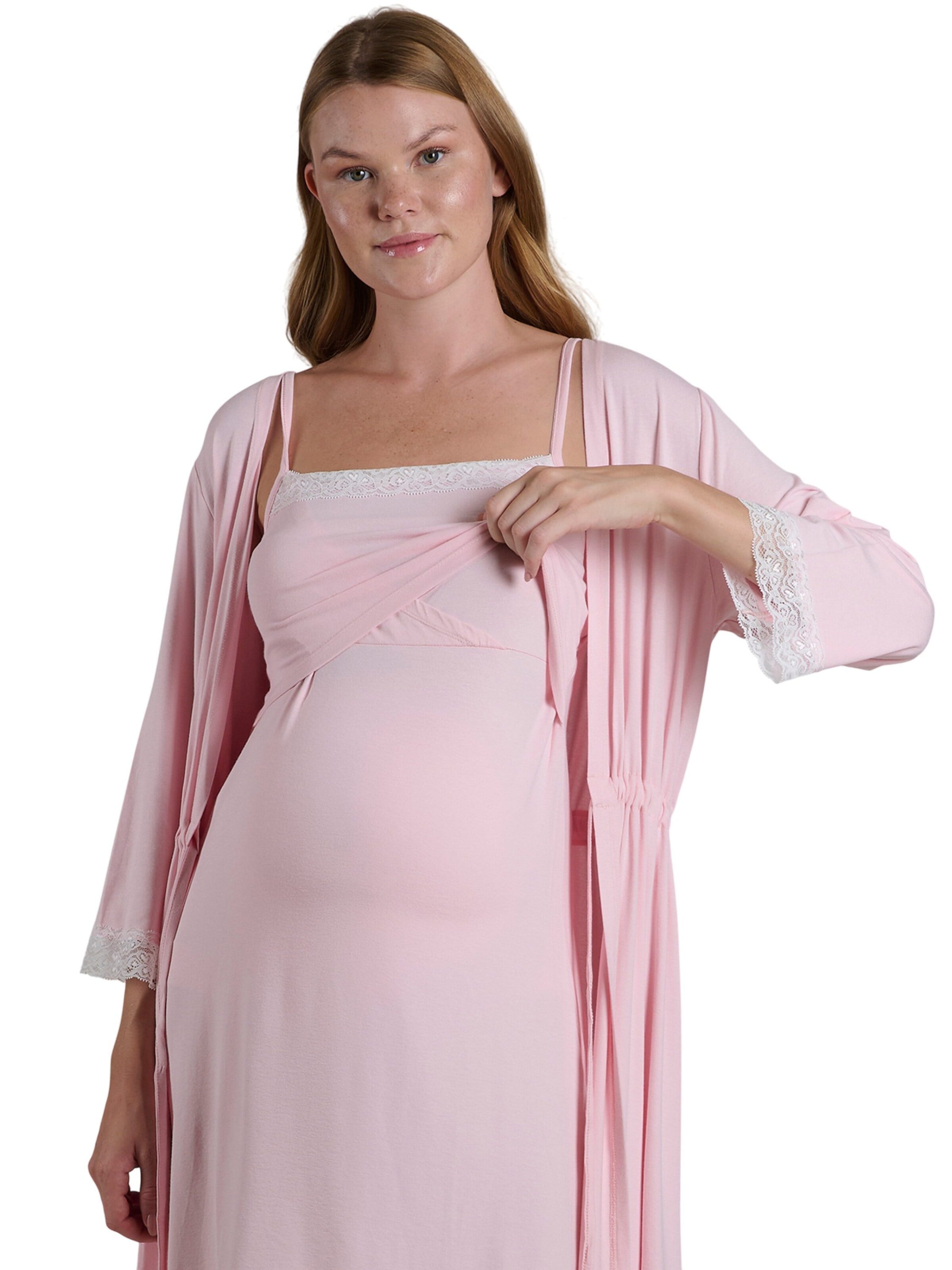 LYN MAMA Nightgown in Pink